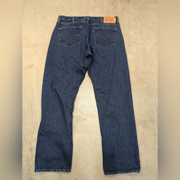Levi's 501 Denim Jeans Mens 36x30 Measured - Picture 6 of 7